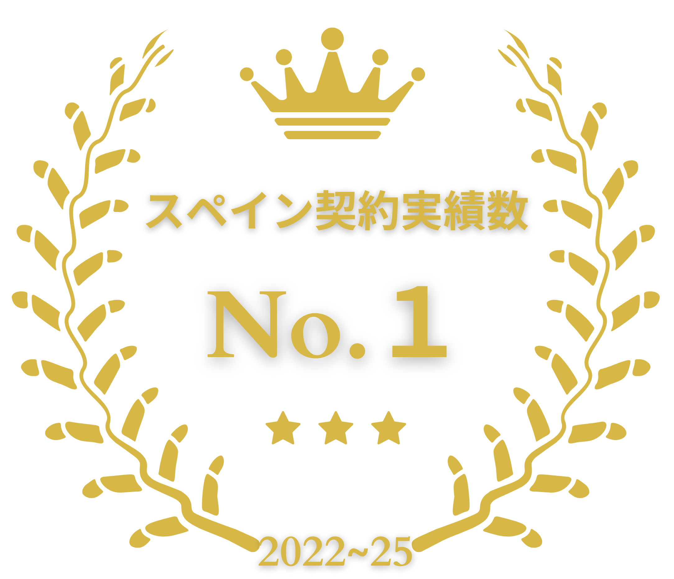 スペイン契約実績No.1 2023