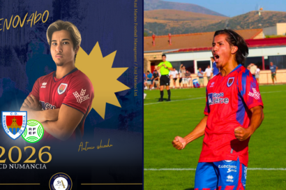 【2025/26シーズン】アントニオ石塚選手（21歳）がスペイン4部・CD Numanciaと契約更新｜スペインサッカー留学