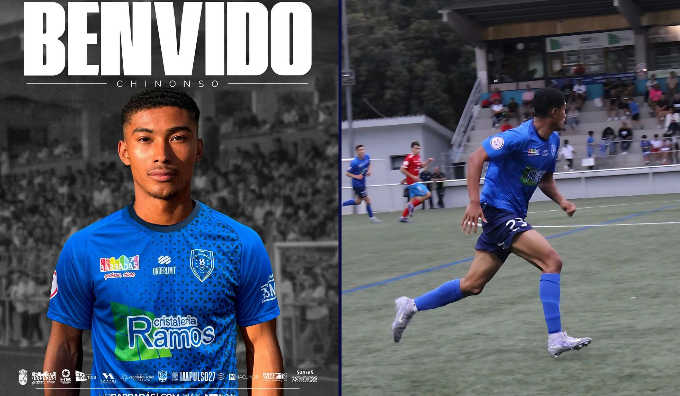 【2025/26シーズン】チノンソ臨太朗選手（22歳）がスペイン5部・UD Barbadasと契約｜スペインサッカー留学